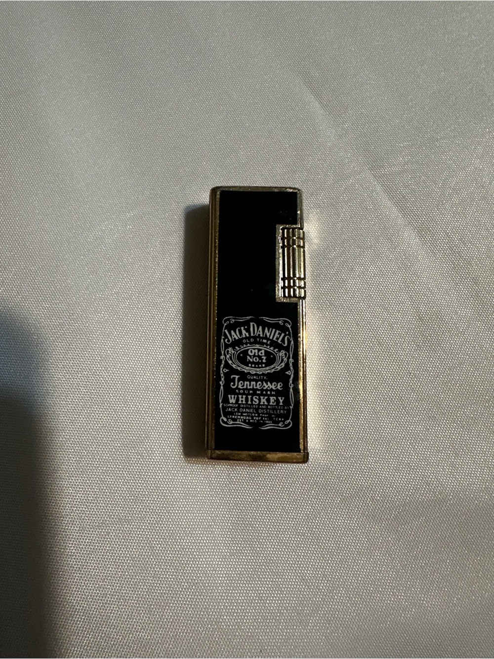 Jack Daniels Black and Gold Pocket Lighter Style Key/Card Holder